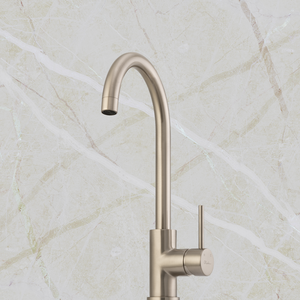 Venice Goose Neck Mixer Brushed Nickel - Brushed Nickel