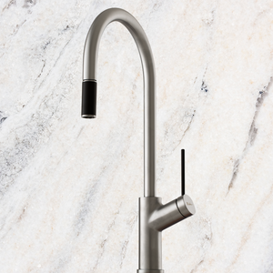 Vilo Pull Out Mixer Brushed Chrome - Brushed Chrome
