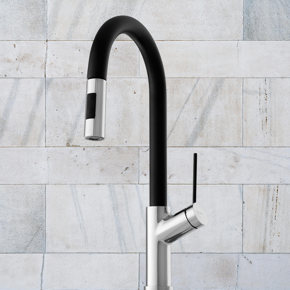 Vilo Pull Out Spray Mixer Chrome