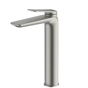 Paris Tower Basin Mixer Brushed Nickel - Brushed Nickel