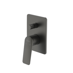 Paris Wall Mixer With Diverter Gunmetal - Gunmetal