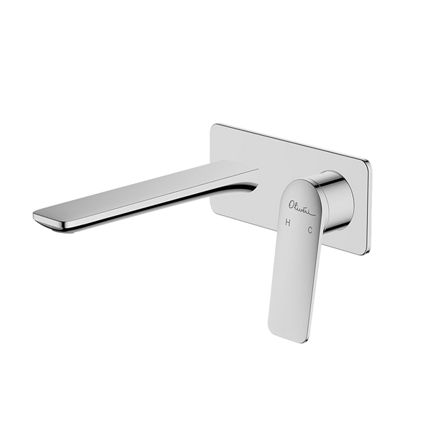 Paris Wall Mixer Set Chrome