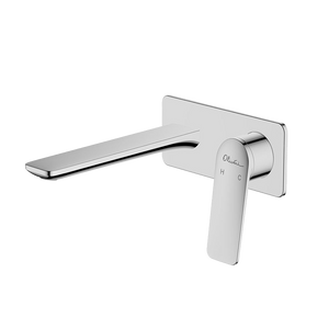 Paris Wall Mixer Set Chrome - Chrome