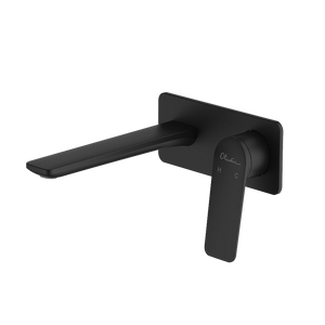 Paris Wall Mixer Set Matte Black - Matte Black