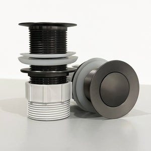 32mm Brushed Gunmetal Pop Up Waste - 32mm Brushed Gunmetal