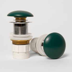 32mm Matte Green Ceramic Pop Up Waste - 32mm Matte Green