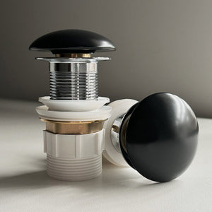 32mm Matte Black Ceramic Pop Up Waste - 32mm Matte Black