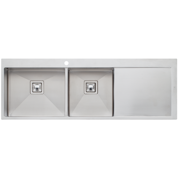 Professional Series 1 And 3/4 Bowl Topmount Sink With Drainer Left Stainless Steel