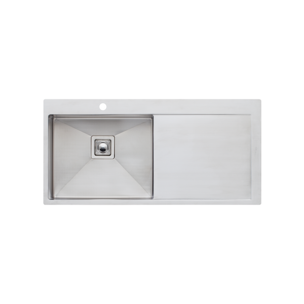 Professional Series Single Bowl Sink With Drainer Left Stainless Steel