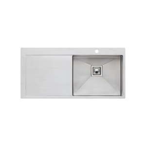 Professional Series Single Bowl Sink With Drainer Right Stainless Steel - Stainless Steel