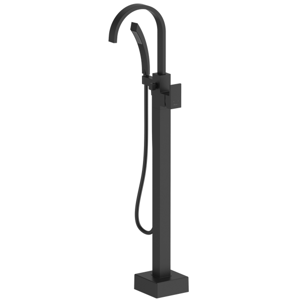 Prague Bath Filler Matte Black
