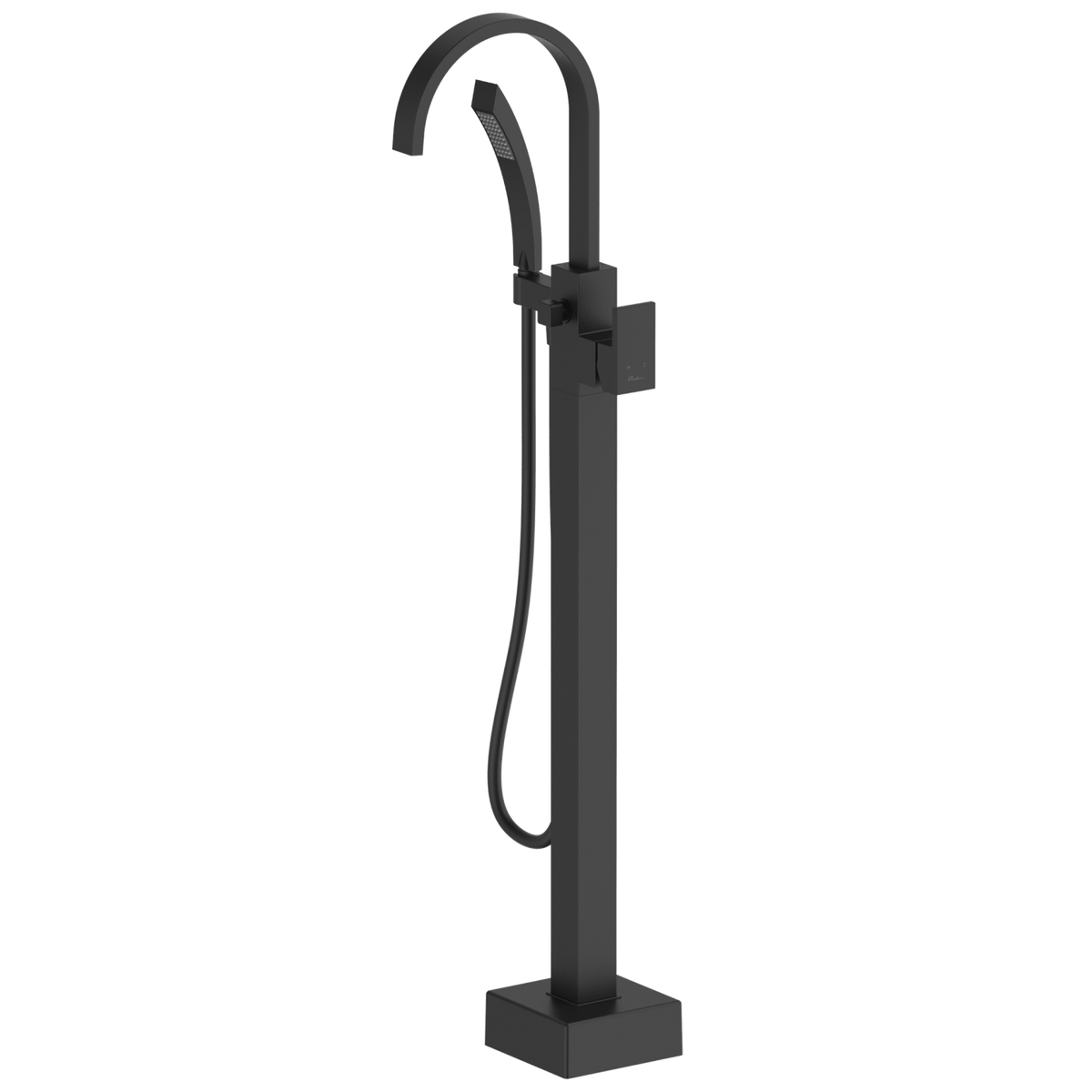 Prague Bath Filler Matte Black