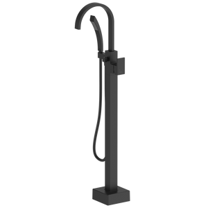 Prague Bath Filler Matte Black - Matte Black