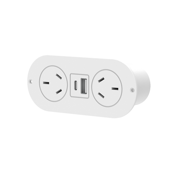 In-Drawer Power Point White