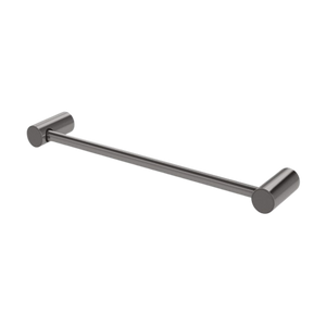 Vivid Slimline Hand Towel Rail 350mm Brushed Carbon - Brushed Carbon