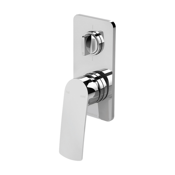 Mekko SwitchMix Shower / Bath Diverter Mixer Fit-Off Kit  Chrome