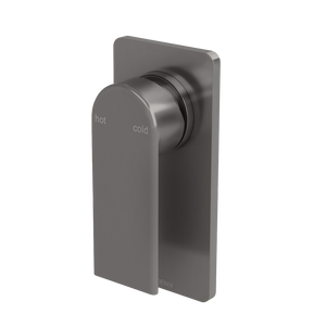 Teel SwitchMix Shower / Wall Mixer Fit-Off Kit  Brushed Carbon - Brushed Carbon