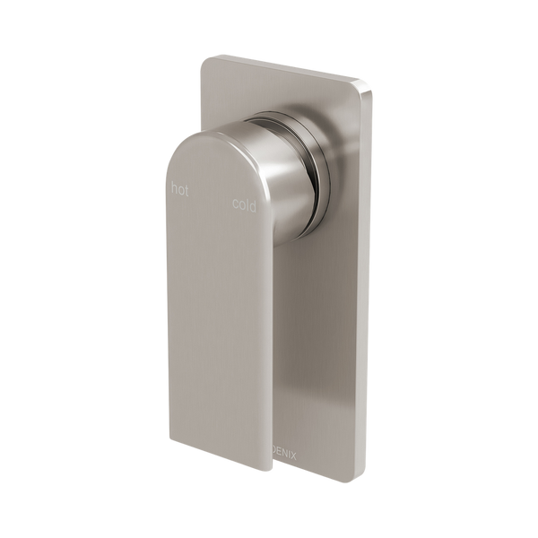 Teel SwitchMix Shower / Wall Mixer Fit-Off Kit  Brushed Nickel