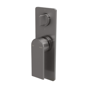 Teel SwitchMix Shower / Bath Diverter Mixer Fit-Off Kit  Brushed Carbon - Brushed Carbon