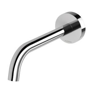 Vivid Slimline Plus Wall Basin / Bath Outlet 180mm Chrome - Chrome