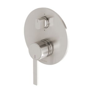 Lexi MKII SwitchMix Shower / Bath Diverter Mixer Fit-Off Kit  Brushed Nickel - Brushed Nickel