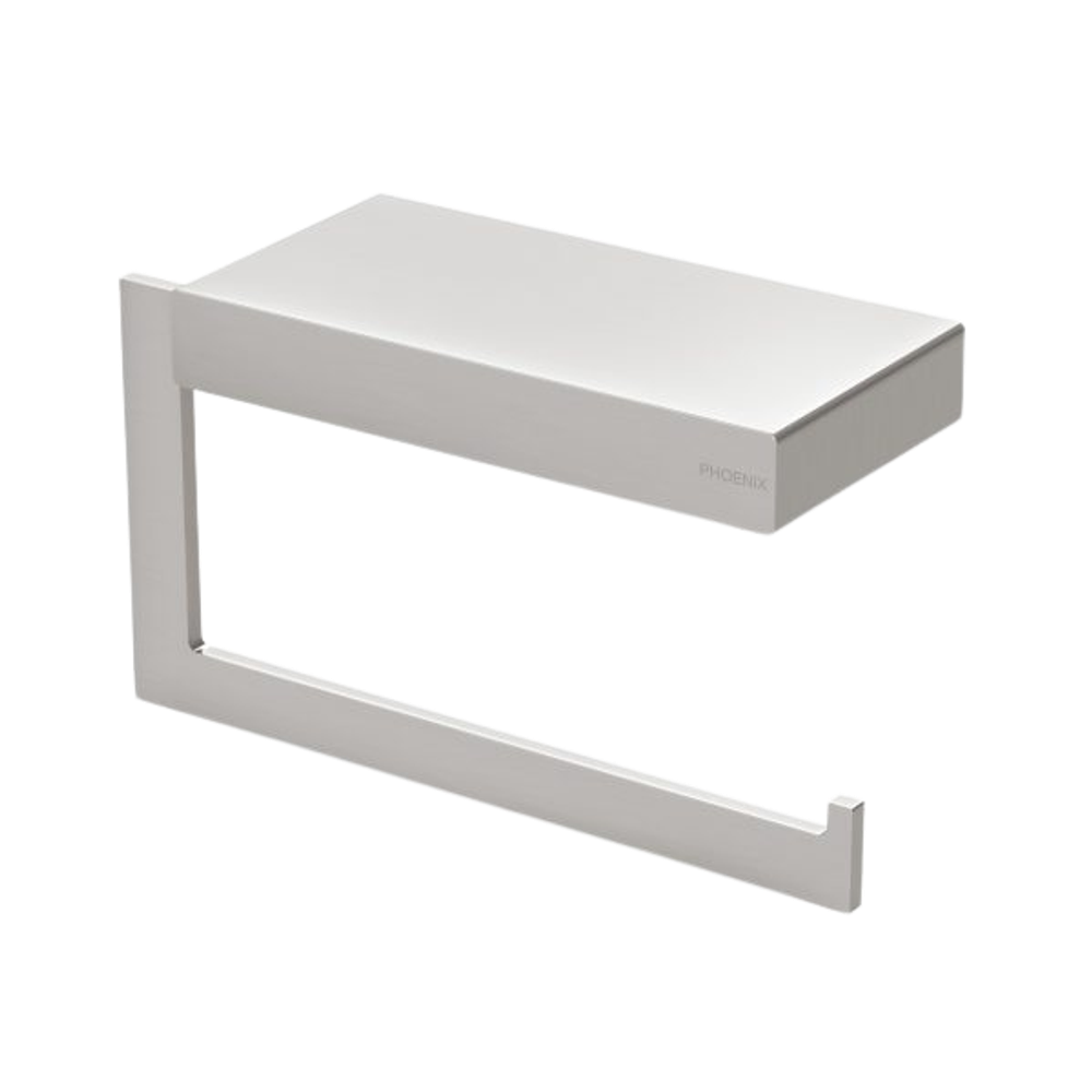 Lexi MKII Toilet Roll Holder Brushed Nickel