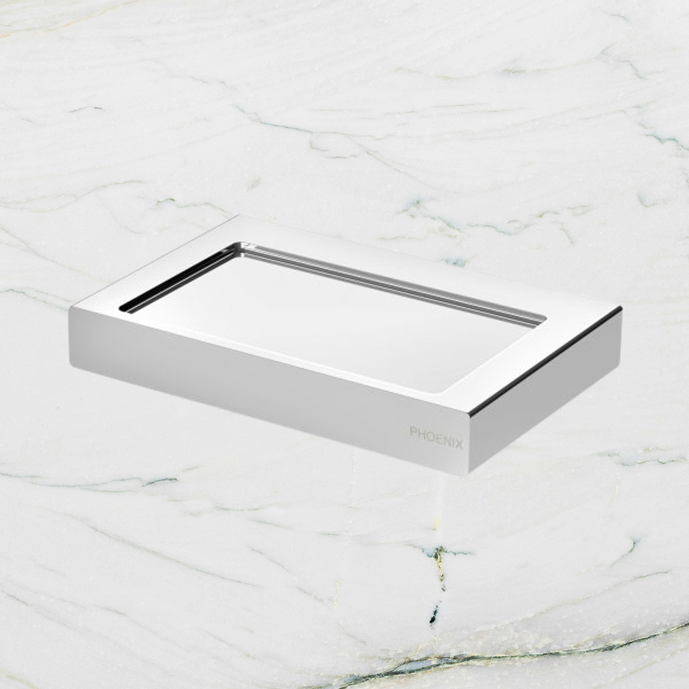 Lexi MKII Soap Dish Holder  Chrome