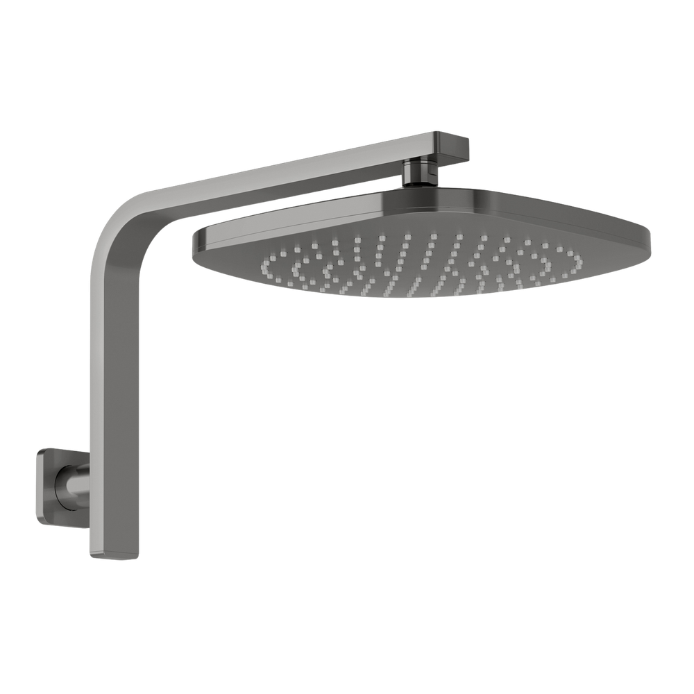 Nuage High-Rise Shower Arm & Rose Brushed Carbon