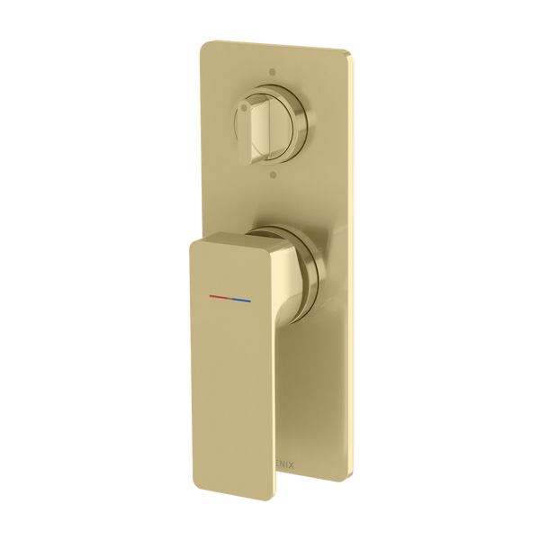 Gloss MKII SwitchMix Shower / Bath Diverter Mixer Fit-Off Kit   Brushed Gold