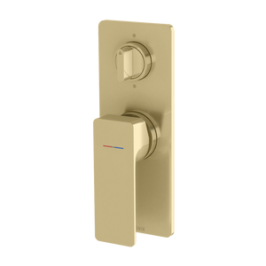 Gloss MKII SwitchMix Shower / Bath Diverter Mixer Fit-Off Kit   Brushed Gold - Brushed Gold