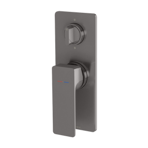 Gloss MKII SwitchMix Shower / Bath Diverter Mixer Fit-Off Kit Brushed Carbon - Brushed Carbon