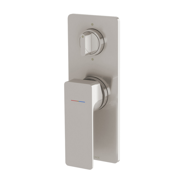 Gloss MKII SwitchMix Shower / Bath Diverter Mixer Fit-Off Kit   Brushed Nickel