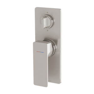 Gloss MKII SwitchMix Shower / Bath Diverter Mixer Fit-Off Kit   Brushed Nickel - Brushed Nickel