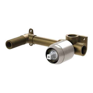 Builders Wall Mixer Set Breech Only Lead Free Brushed Nickel - Brushed Nickel