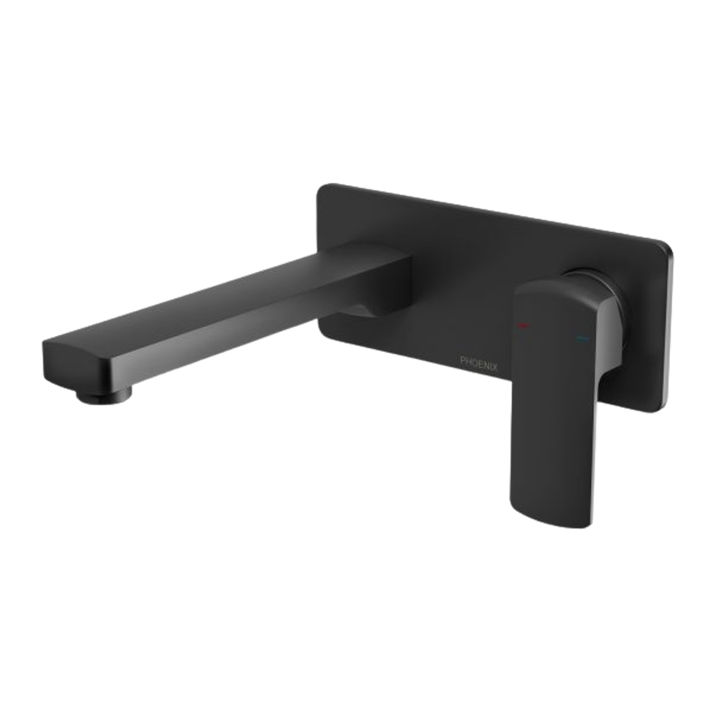 Teva Wall Basin / Bath Mixer Set 200mm Trim Kit Only Lead Free Matte Black