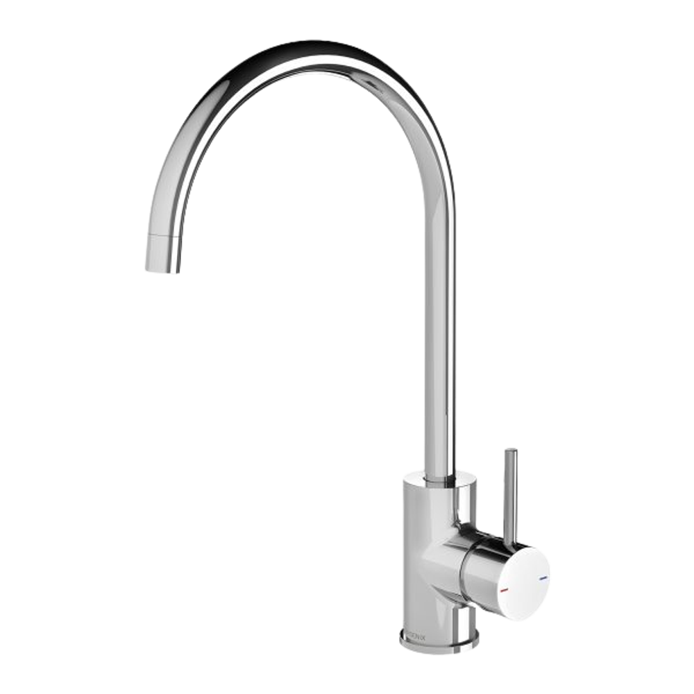 Pina Sink Mixer 200mm Gooseneck Chrome