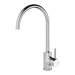 Pina Sink Mixer 200mm Gooseneck Lead Free Chrome - Chrome
