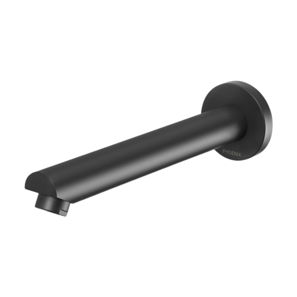 Pina Wall Bath / Basin Outlet 180mm Matte Black