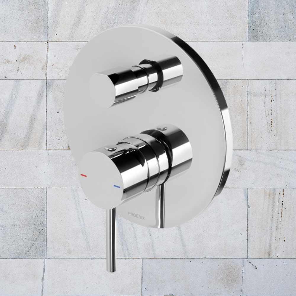 Pina Shower / Bath Diverter Mixer Trim Kit Only Chrome