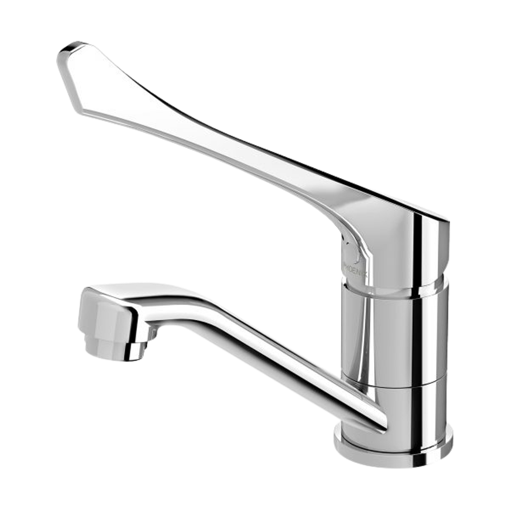 Ivy MKII Extended Handle Swivel Basin Mixer  Chrome