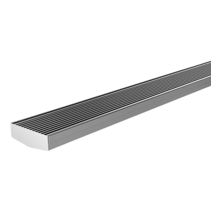 Phoenix V  Channel Drain HG 75 x 900mm Outlet 45mm Stainless Steel - Stainless Steel