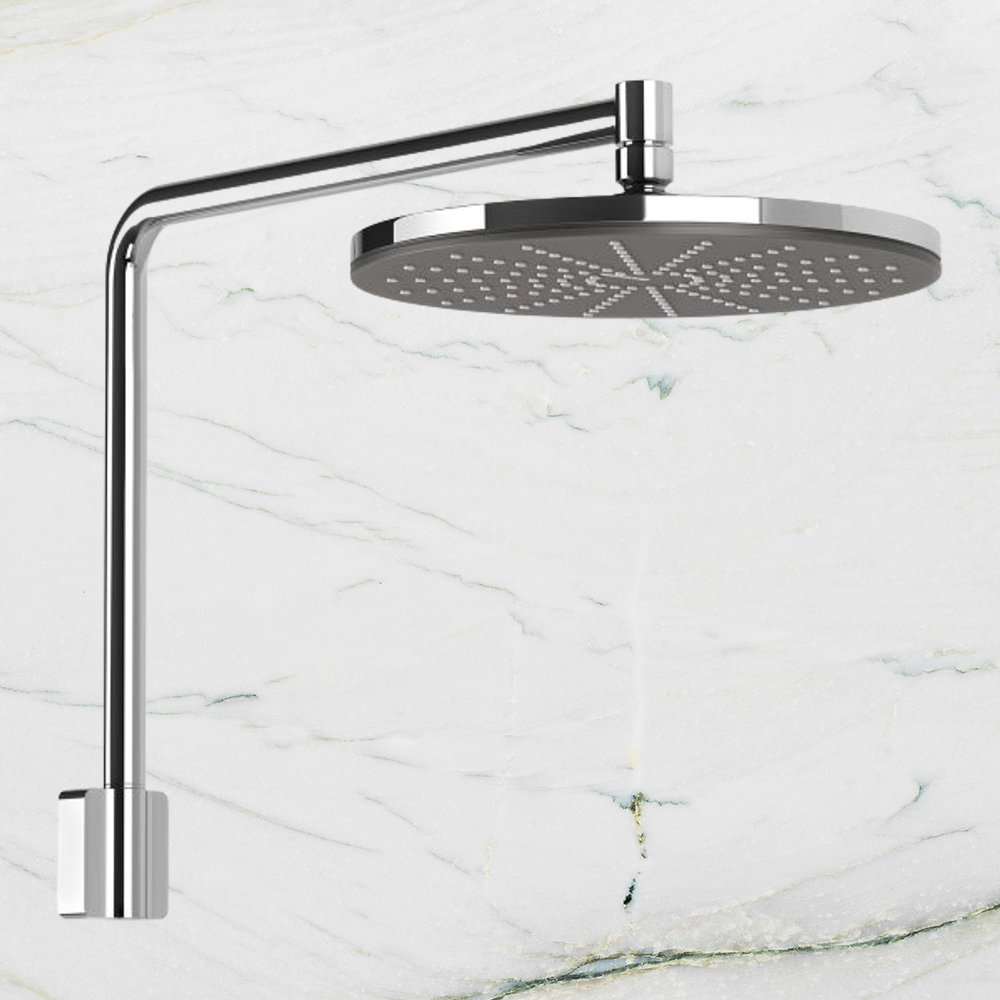 NX Vive Shower Arm & Rose Chrome