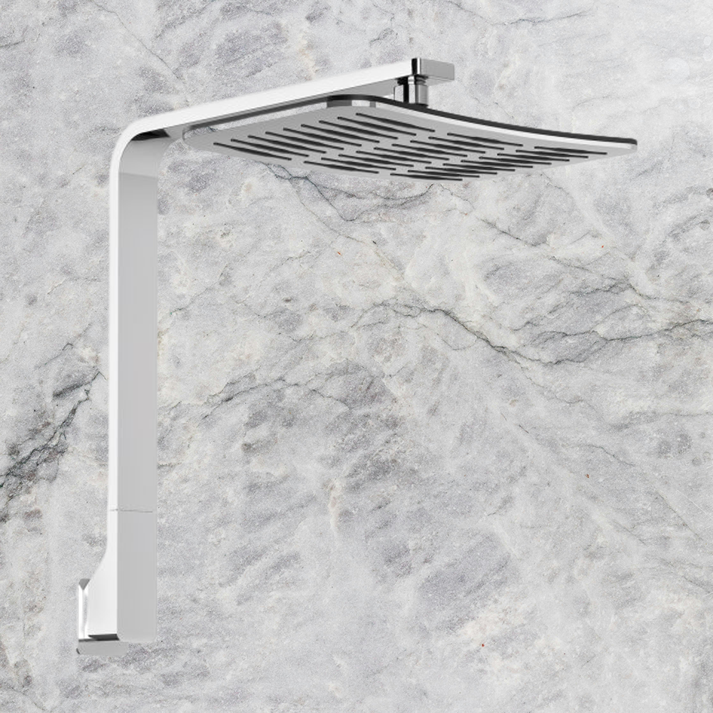 NX Cape Shower Arm & Rose Chrome