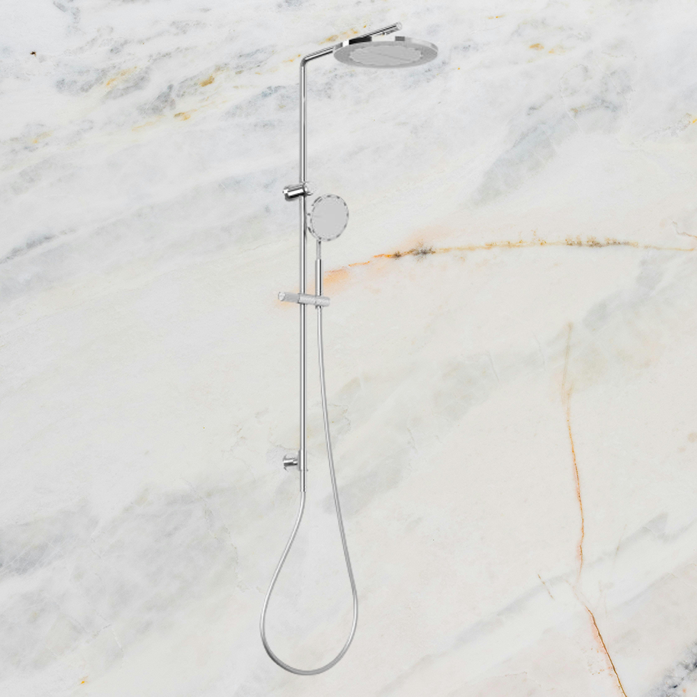 NX Iko Twin Shower Chrome