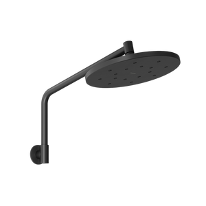 Ormond High-Rise Shower Arm & Rose Matte Black - Matte Black