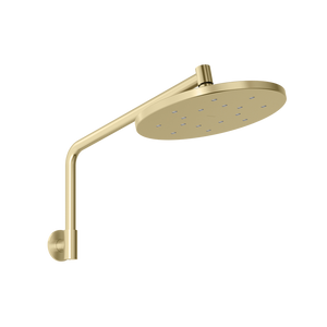 Ormond High-Rise Shower Arm & Rose Brushed Gold - Brushed Gold