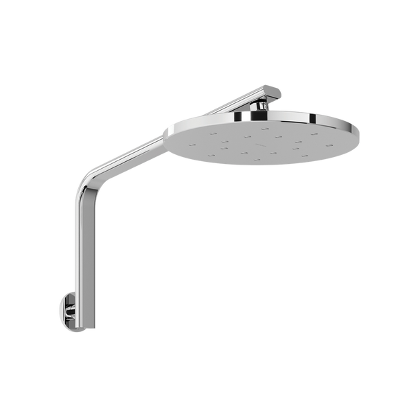 Oxley High-Rise Shower Arm & Rose  Chrome