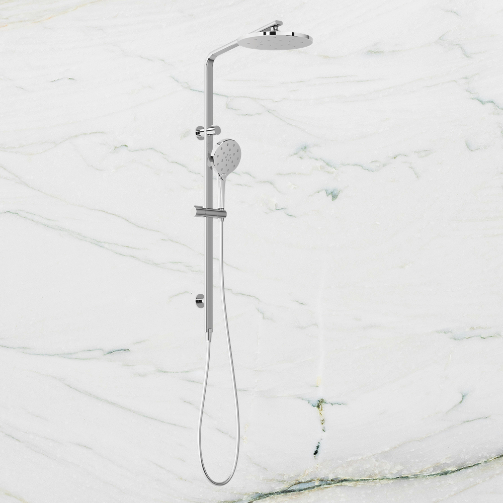 Oxley Twin Shower Chrome