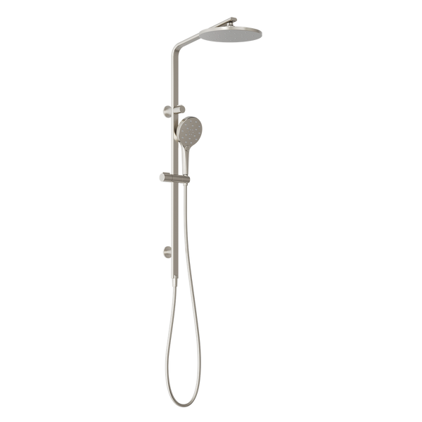 Oxley Twin Shower Brushed Nickel