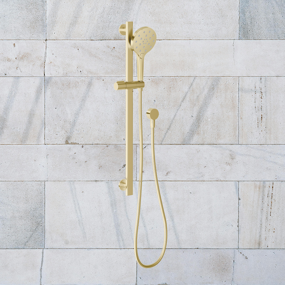 Oxley Rail Shower Brushed Gold